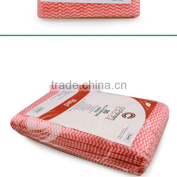 Red CE ISO9001:2008 Floor Wipes Dry Wipes