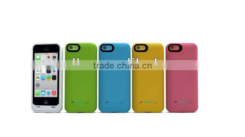 2600mAh External Backup Power Battery Charger Cover Case For Apple Iphone 5c