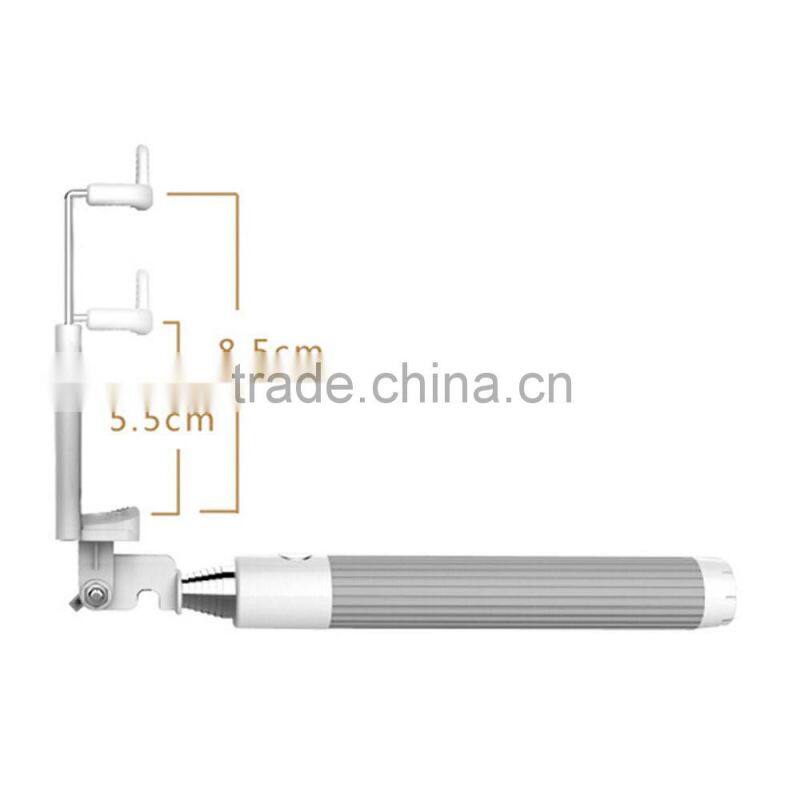 Fashionable mini monopod , wireless extendable portable mini camera tripod selfie stick