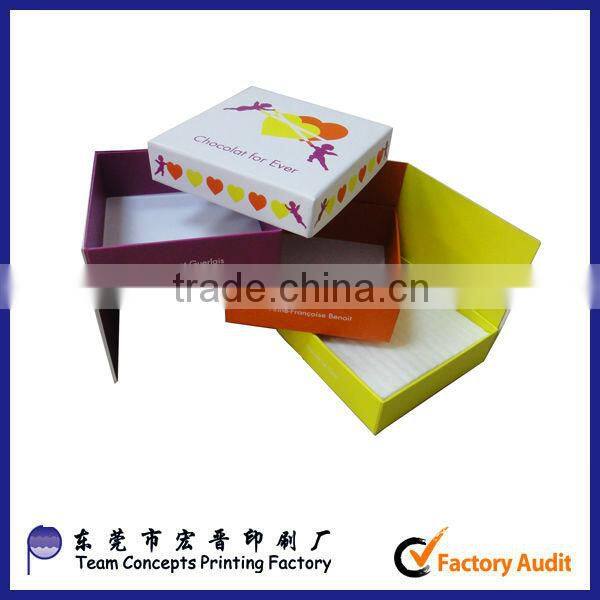 3 tier cardboard paper counter display for shop retail