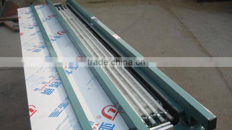 2400mm manual bending machine with 5 heating tubes