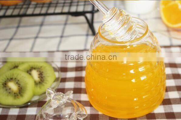 New style fashion 15.4cm glass honey stick