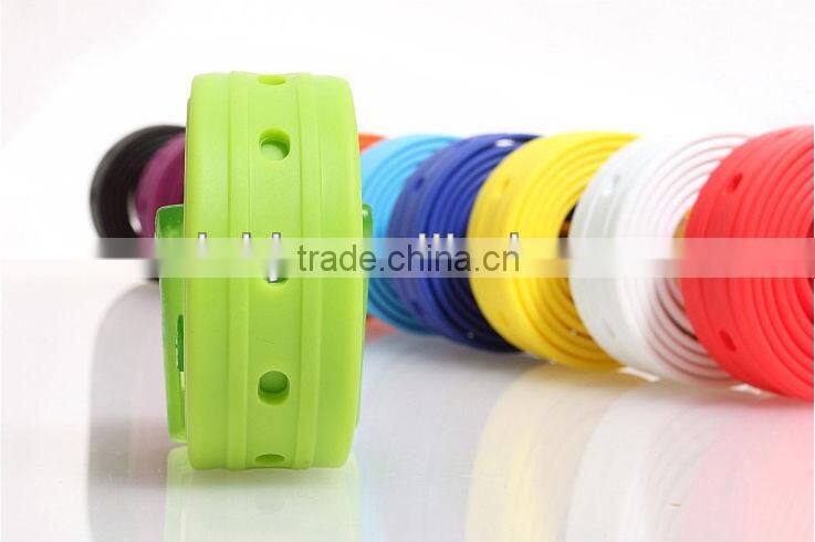 OEM 2013 wave fashion silicone belts 125cm waist size with multi-colors and perfume