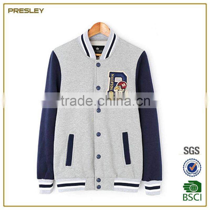 2016 wholesale price letterman jacket student hoodie sportwear young men