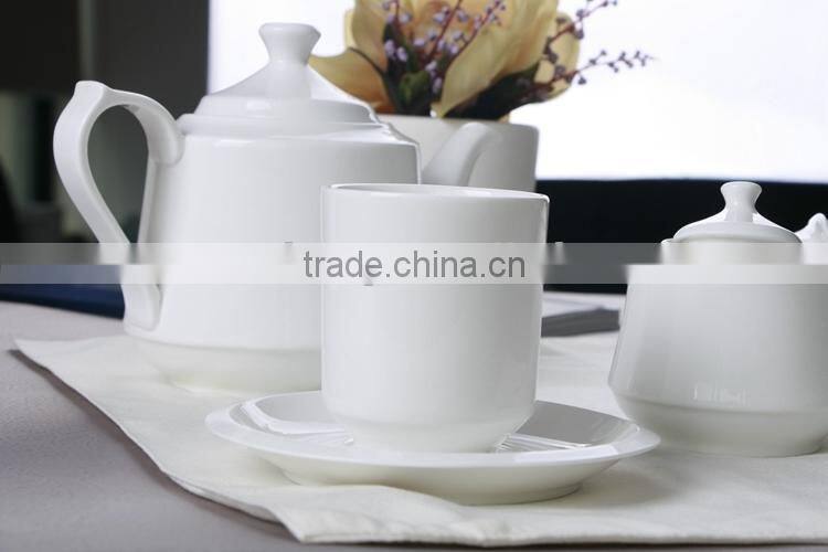 durable white ceramic sugar pot for kitchen