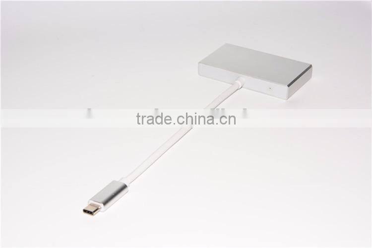 Super Slim USB 3.0 Hub Type C Charger 4 Port USB Hub