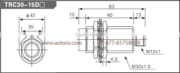 infrared sensor for faucet M30 TRC30-15DO electric sensor alibaba supplier Sensor parking