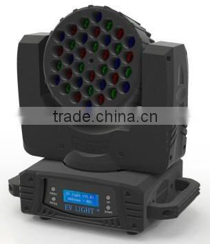 36*3W tri-RGB LED beam moving head light