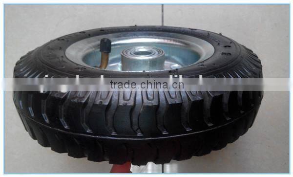 Manufacturer 200mm Dia Pneumatic Air 250-4 Rubber Wheel