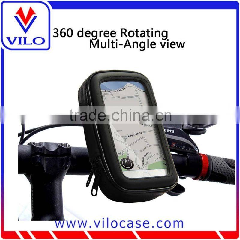 Ajustable 360 degree rotating mobile phone holder for bikes