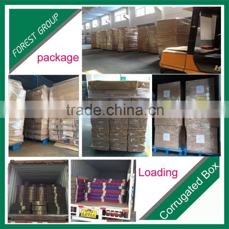 BOTH SIDES GLOSSY VARNISHED CORRUGATED PACKAGING BOX FOR BODY LOTION PACKAGING