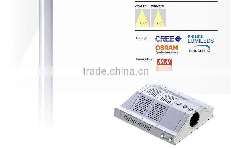 Modular Design, Lens Kit for Different Beam Angle, Meanwell Driver, CE Rohs Approved 60W LED Street Lights Manufacturers