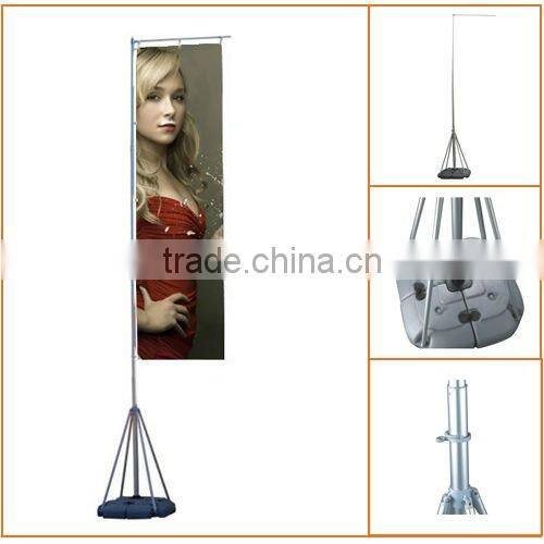 beach flagpole with heat transfer print