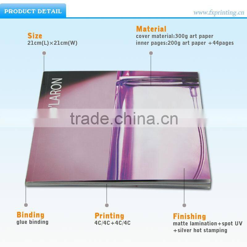 China Manufacutre Custom Printing Cosmetic Catalogue Brochures Printing