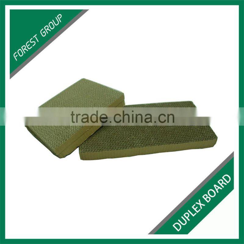 CUSTOMIZED SHAPE CAT TOYS BROWN CORRUGATED COARDBOARD CAT SCRATCHING POST FOR SALE