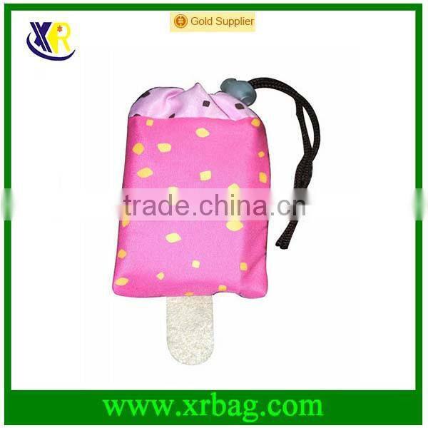 New Design Icecream Foldable Grocery Tote Shopping Bag With Logo