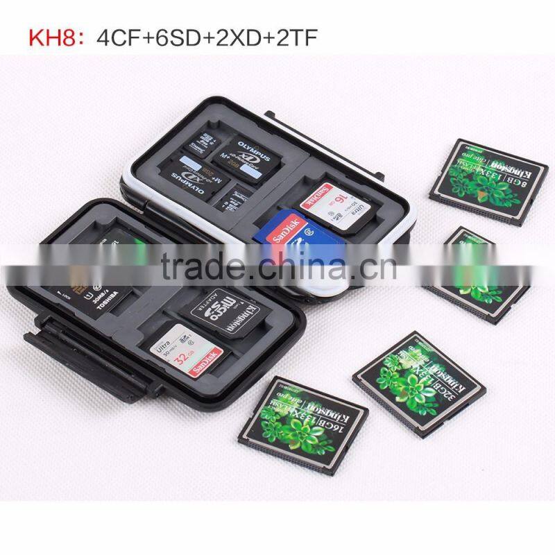LYNCA KH8-5 Water-Resistant Anti-shock Memory Card Case for 4CF+4TF+6XD+2SD+2MSPD