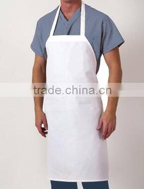 Customized design cotton apron white color