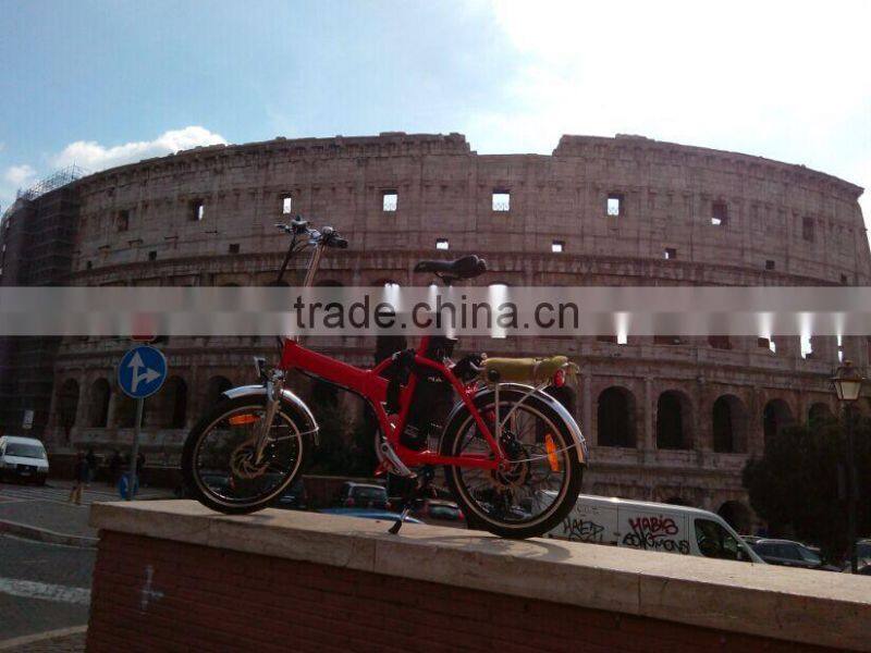 comfortable foldable electric bicycle with CE and EN15194