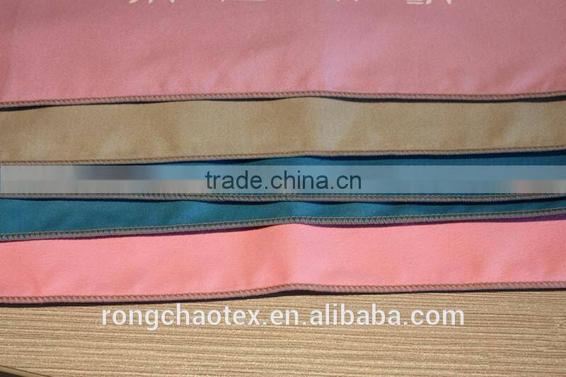 Professional printed microfiber towel micro polar fleece fabric fleece fabric with CE certificate