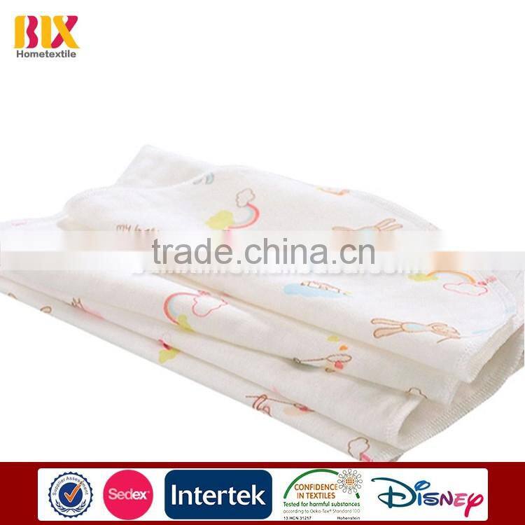 cotton gauze baby cartoon sweat back towels