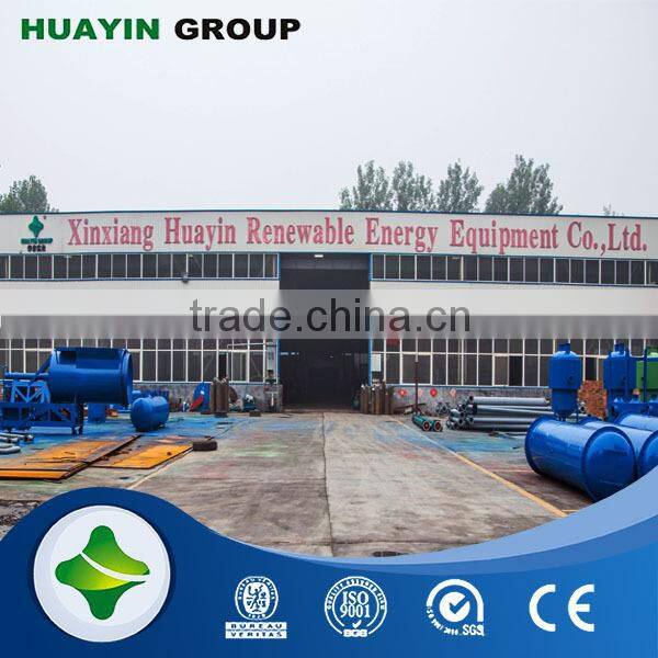 No smell during operation waste tyre recycling pyrolysis machine