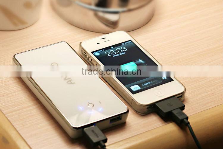 Fashion design polymer battery power pack universal usb mobile charger