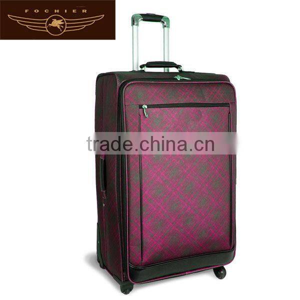 4 wheels trolley luggage expandable luggage suitcase wholesale alibaba