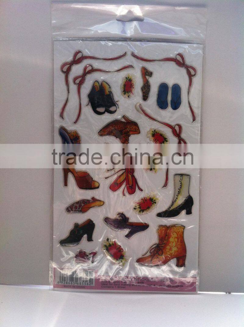 China factory custom epoxy sticker
