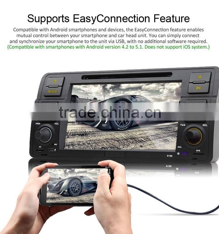 EONON GA5150F for BMW E46 Android 4.4.4 Quad-Core 7 inch Multimedia Car DVD GPS with Mutual Control Easy Connection