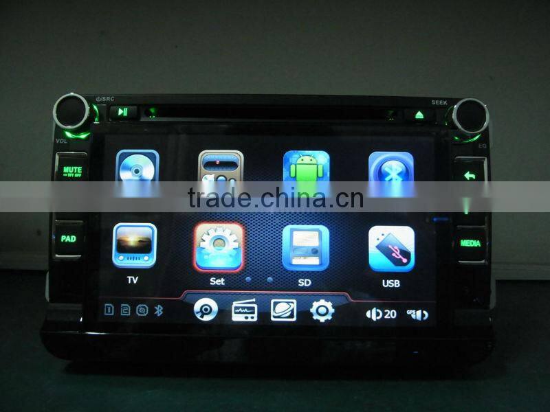 Android car radio for VW Android 4.0 A10 Dual Core, 1GHz CPU, 1024*600 WIFI 3G Capacitive screen,USB