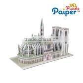 Christmas 3d puzzle ornament diy paper