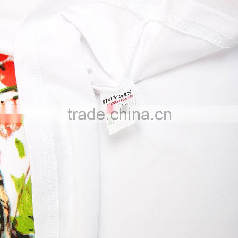 (F6849) 18m-6y nova printed floral t shirts cheaper clothes wholesale