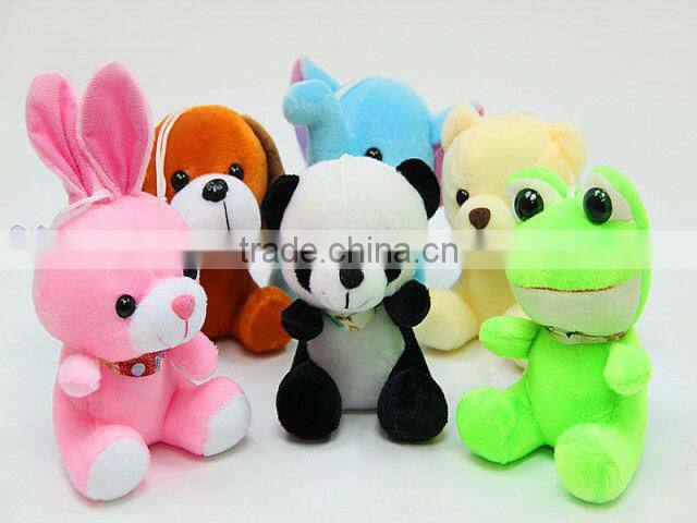 fashional popular lovely green plush frog animal toy with round big eyes for valentine festival