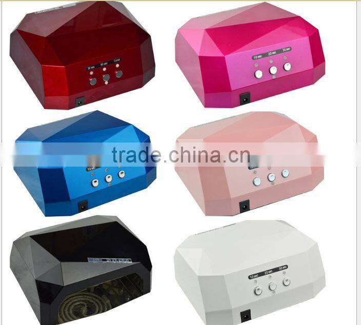 36W CCFL UV LED nail lamp LED nail dryer diamond uv lamp nail lamp