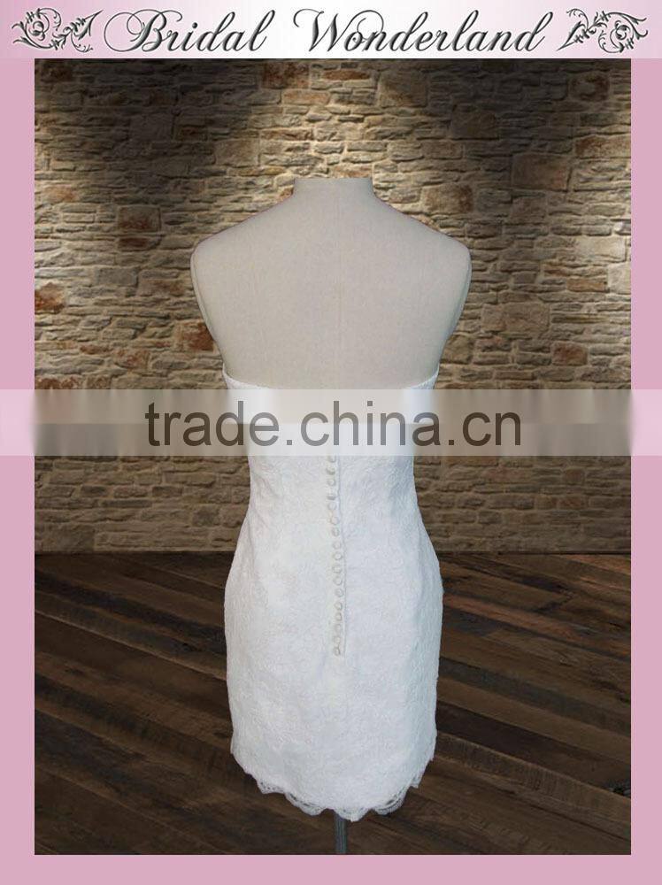 Feminine appliqued lace bridesmaid dress young