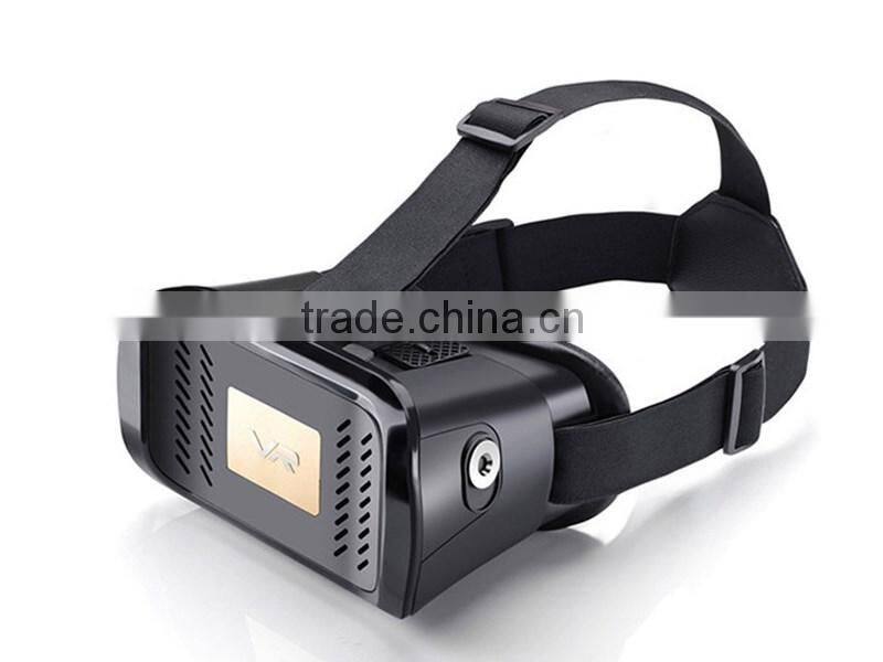VR 3D Glasses Virtual Reality Helmet Video Glasses with Ajustable Headbelt for IOS android