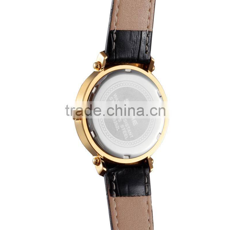 SKONE 9352 Quartz Wrist Watch Leather Strap Women Watch Wholesale Wrist Watch