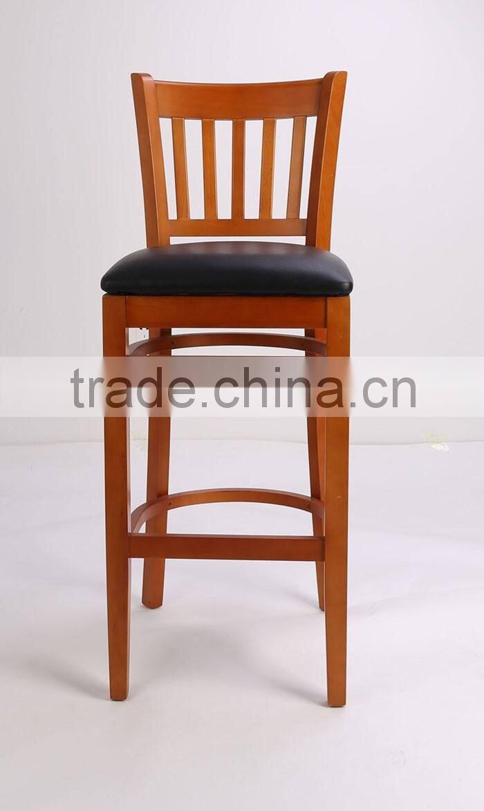 beech wood barstool wood chair hotel chair