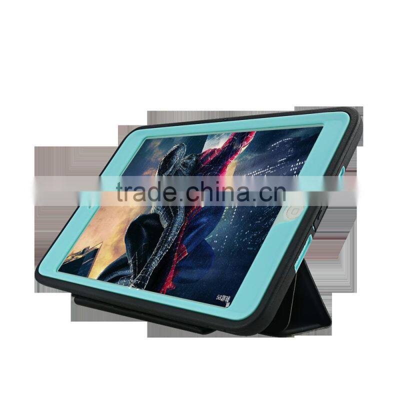 Shockproof Waterproof Silicon Stand Case For iPad Mini 3