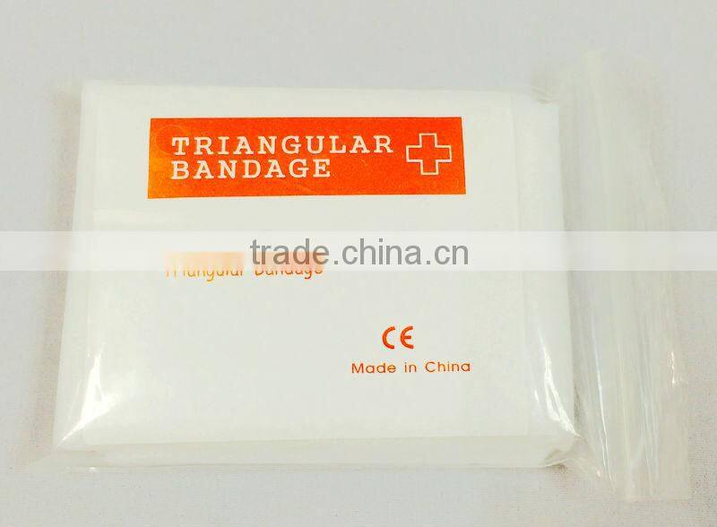 MK-T01 Hot Sale High Quality Surgical Medical Bandage For First Aid Use Triangular Bandage