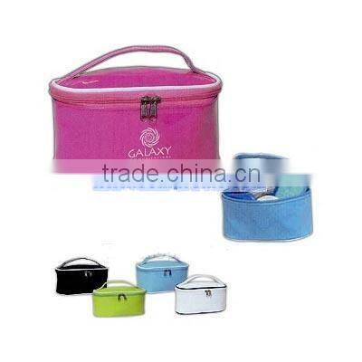 Promotional Satin PVC Hanging Cosmetic bag for gift
