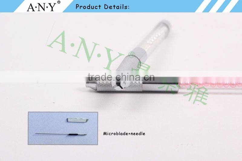 ANY Pearl Handle Manual Microrblading Eyebrow Embroidery Permanent Makeup Tattoo Pen