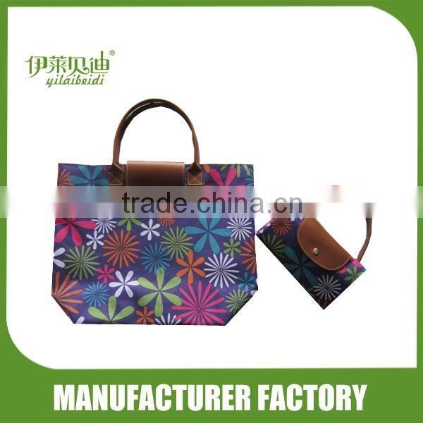 Foldable shopping bags with dot printed