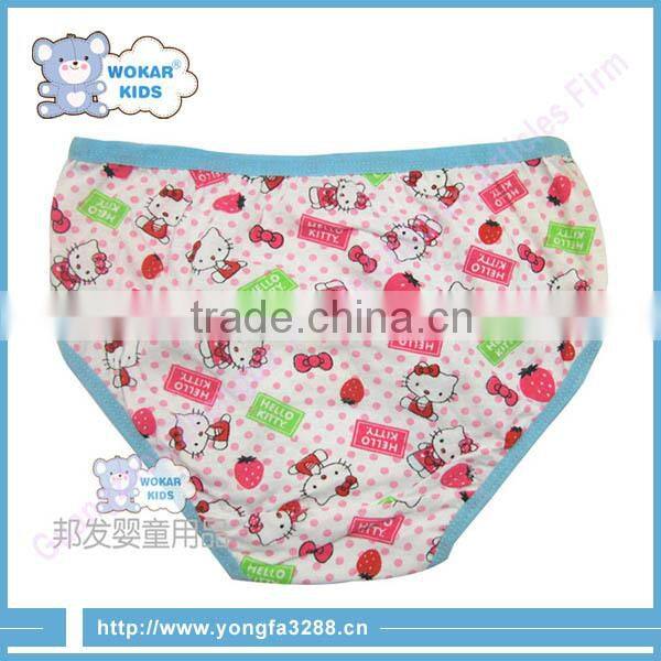 Famous Cartoon Cat Printing Pattern Child Girls' Underwear