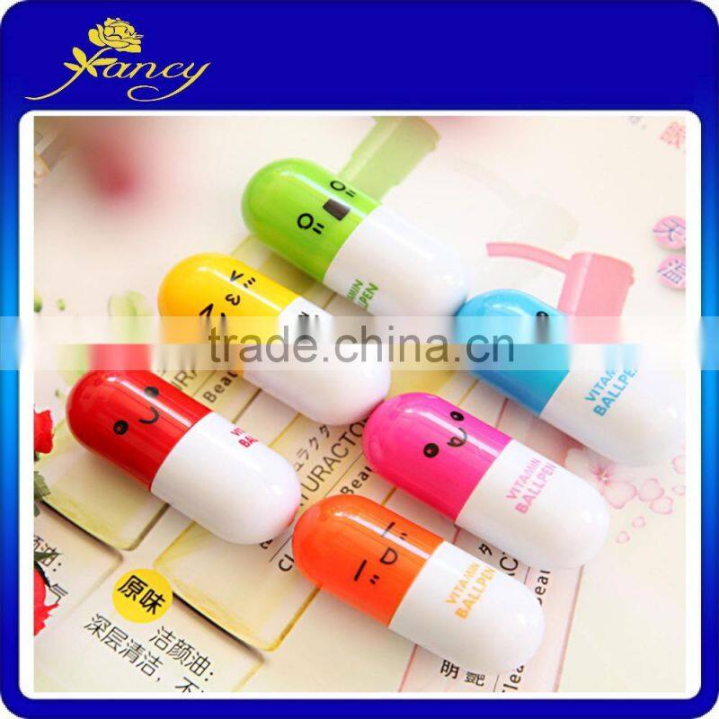 hot-selling plastic bowling shape ballpoint pill