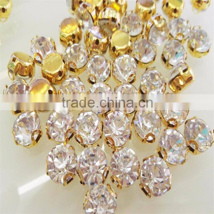 HOT!!!NEW!!!Crystal Rhinestone Claw Cup Chain Trimming By Bag Sew On For Garment,Dress,Shoes,Necklace,Bracelet