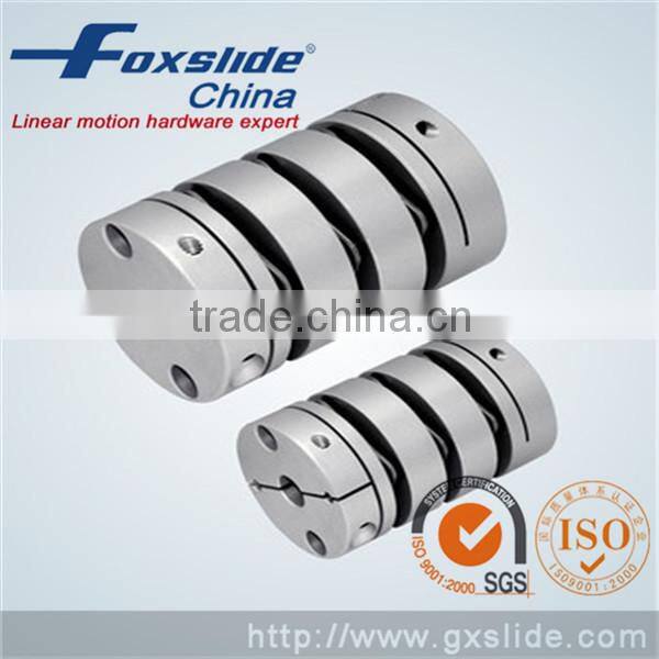 6.35mm to 6.35mm Double Diaphragm Shaft Coupling Disc Couplings Flexible Coupler 26mm OD 35mm Length