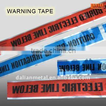 high qulity underground detectable aluminum foil warning tape
