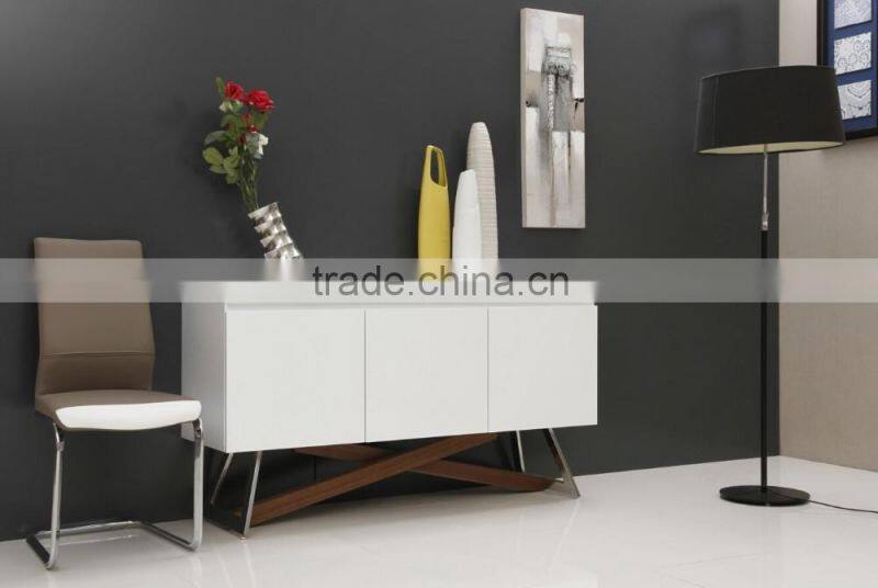 Modern High Glossy White Wooden Dining Cabinet Buffet D285#